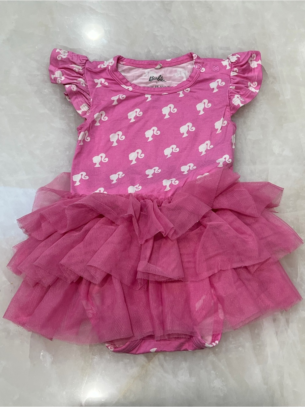 Barbie posh peanut Pink Tutu One-Piece for Kids